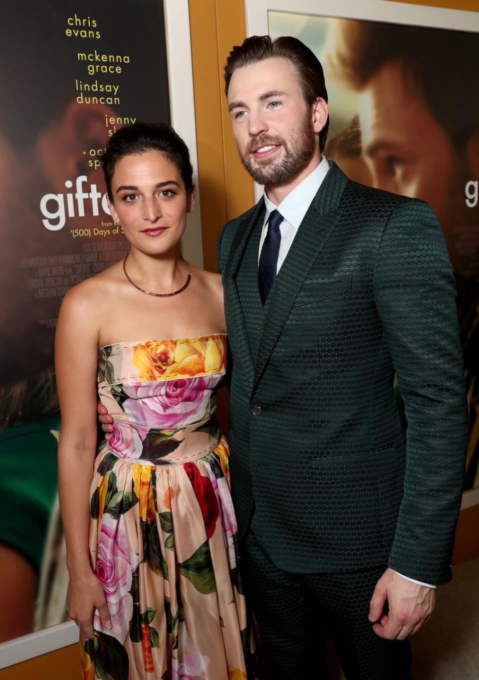 Jenny Slate and Chris Evans, 2016–17