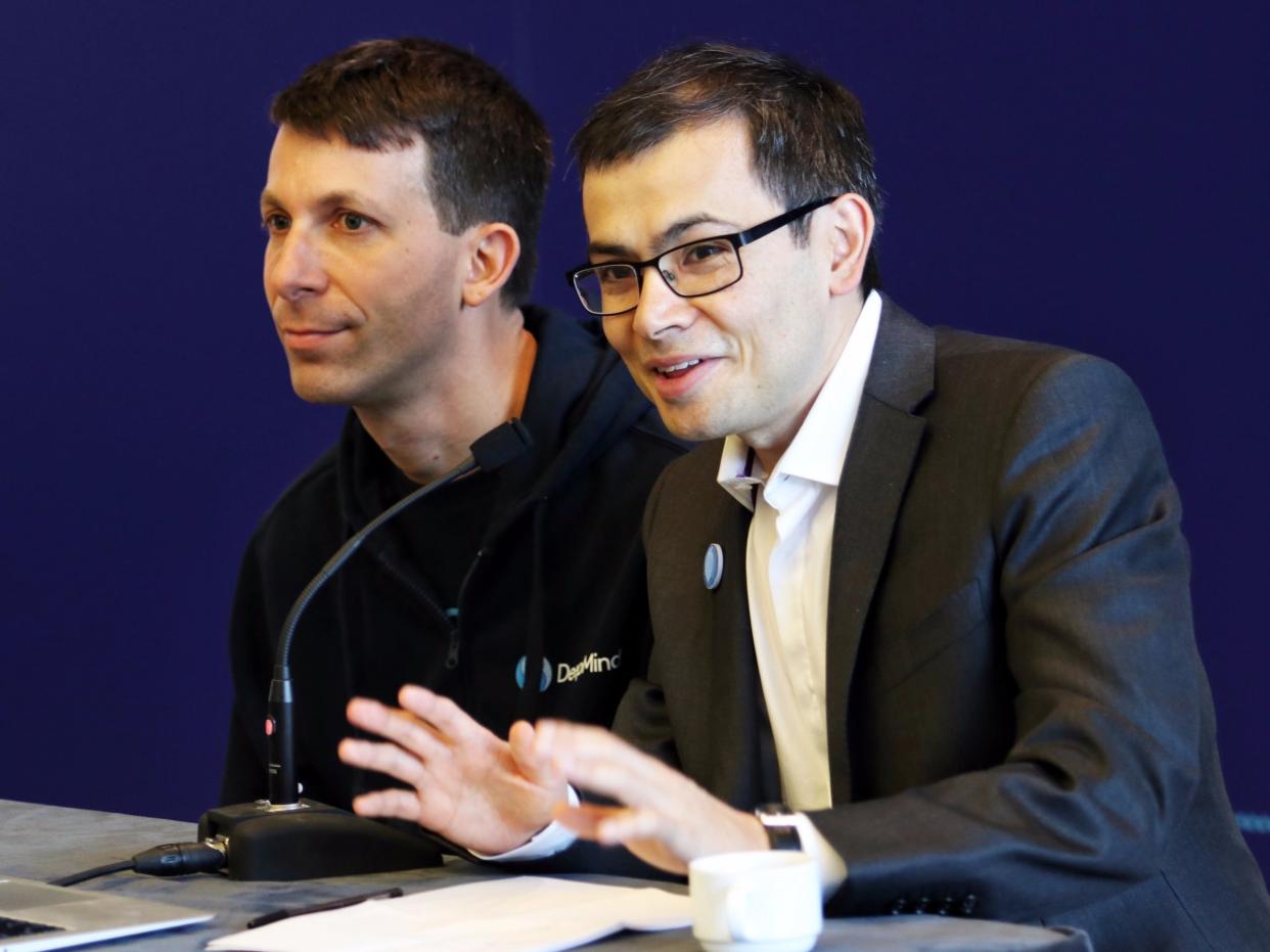 Demis Hassabis and David Silver DeepMind