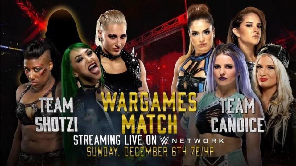 Team Shotzi vs. Team Candice at WWE NXT TakeOver: War Games on Sunday, Dec. 6 on WWE Network.