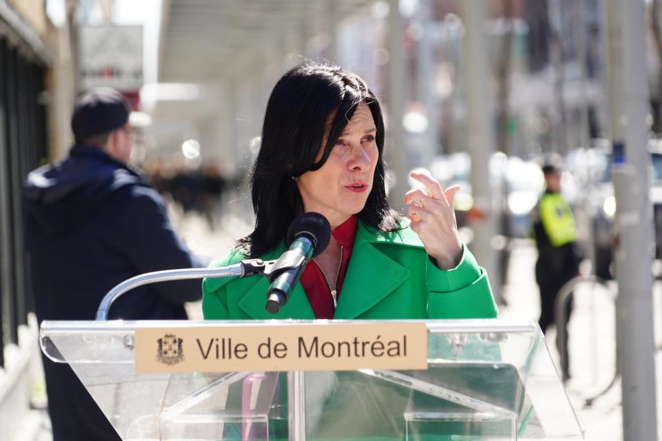 Montreal Mayor Valérie Plante said the number of people visiting the city's pedestrianized streets has more than doubled since the project began in 2021. 