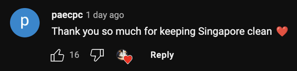 A positive comment on Youtube (Photo: Ghib Ojisan/Youtube)