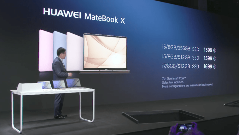 HUAWEI MateBook X、E、D 三款筆電產品德國柏林齊發