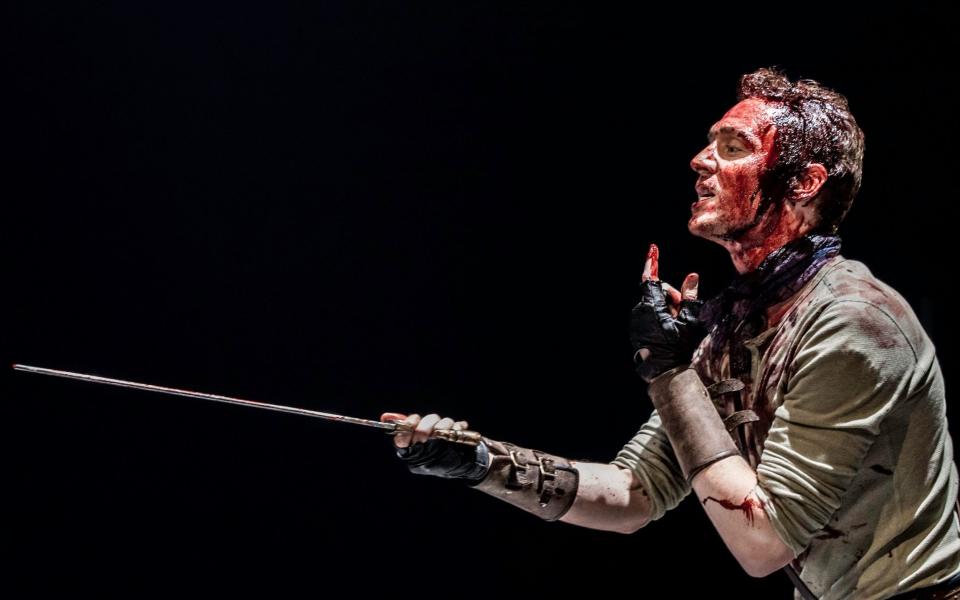 Tom Hiddleston was an intense Coriolanus at the Donmar (2013)