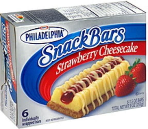 Strawberry cheesecake snack bars