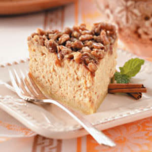 Sweet Potato Pecan Cheesecake