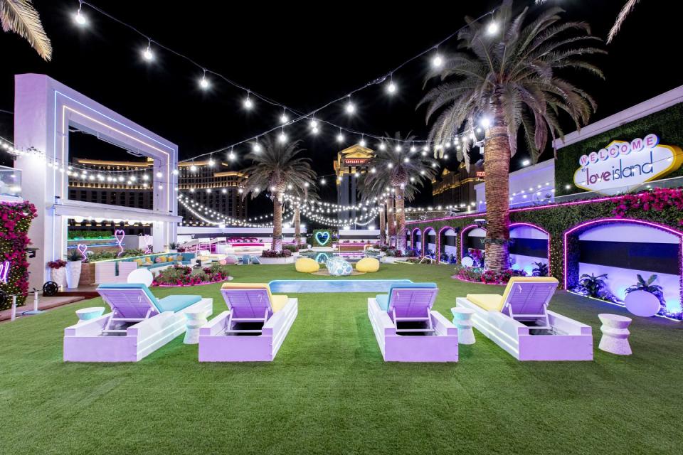 love island usa villa - the garden