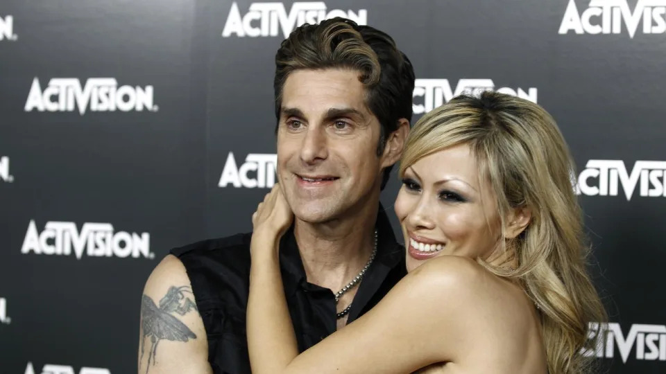 Perry Farrell and his wife Etty, pictured in 2010