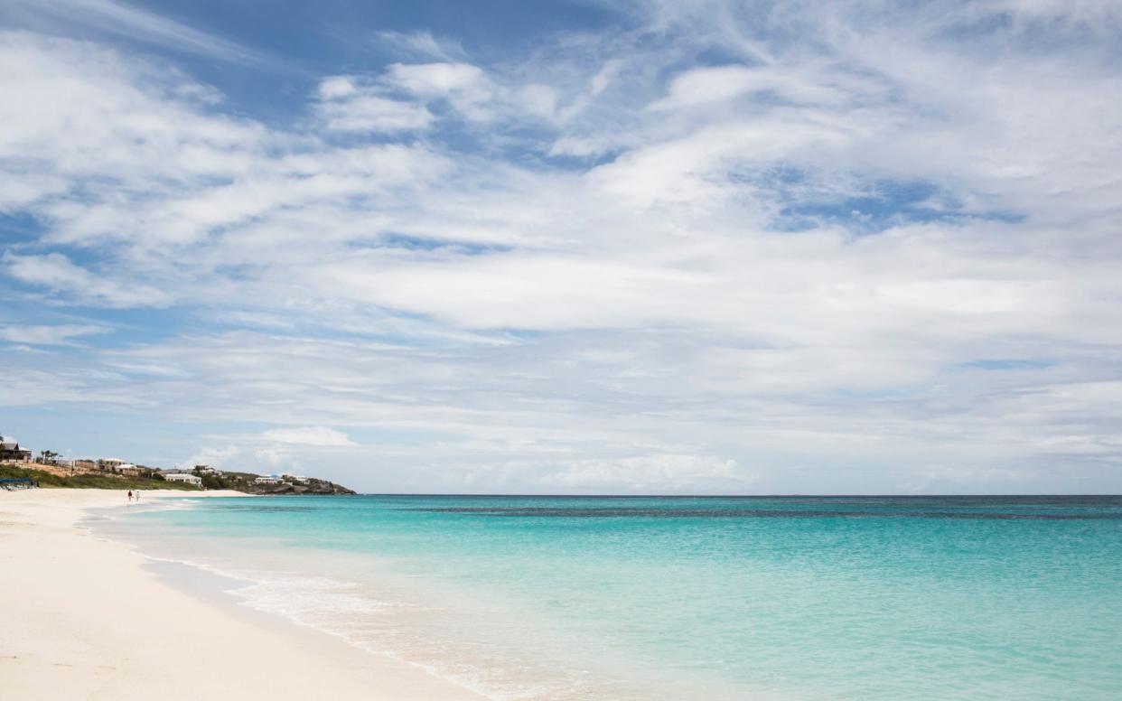 Deserted beach in Anguilla - Cavan Images/Cavan Images RF