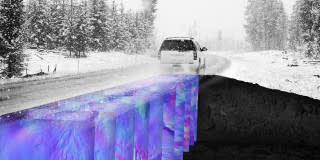 WaveSense LGPR self-driving technology in the snow