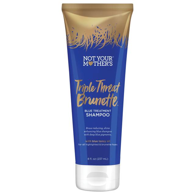 Eva NYC Brass to Sass Brunette Shampoo, Toning Blue Shampoo for Brunettes,  Neutralizes Brassy Red and Orange Tones, Blue Shampoo for Color Treated