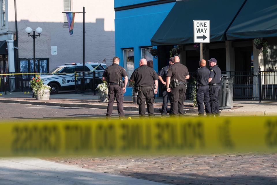 Officers in Ohio (AFP/Getty Images)