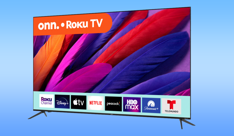 Ironically, this isn't what the Roku interface looks like on Walmart's Onn TV. (Photo: Walmart)