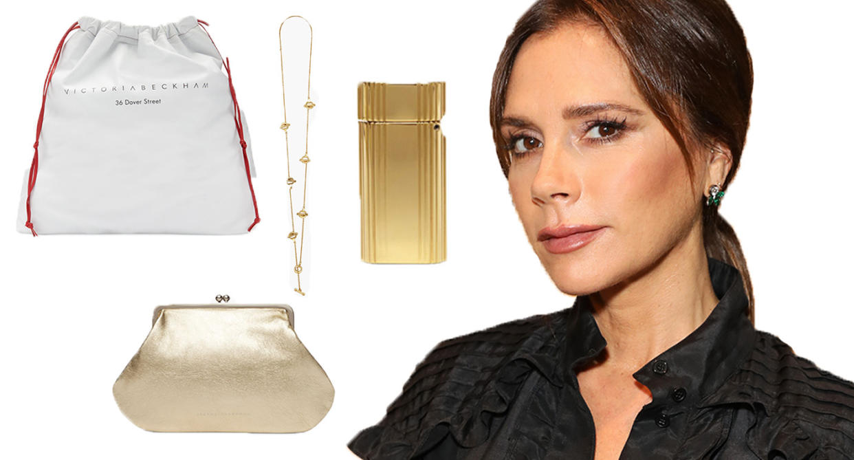 Victoria Beckham's 'little luxuries' gift guide begins at £95. [Photo: Getty/Victoria Beckham]