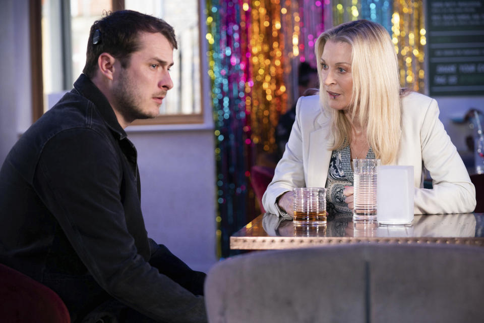 EastEnders,19-07-2022,6523,Ben Mitchell (MAX BOWDEN);Kathy Beale (GILLIAN TAYLFORTH),***EMBARGOED TILL 12TH JULY 2022***, BBC, Jack Barnes/Kieron McCarron