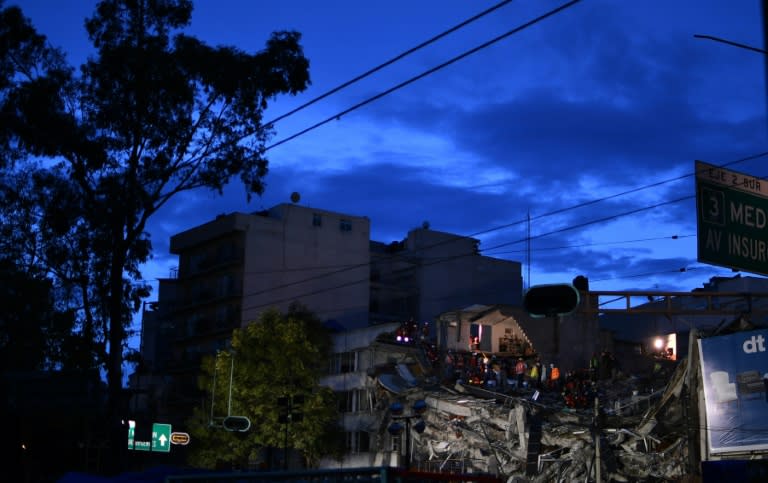 Tuesday's earthquake, which struck on the 32nd anniversary of the devastating 1985 quake, toppled 39 buildings in Mexico City