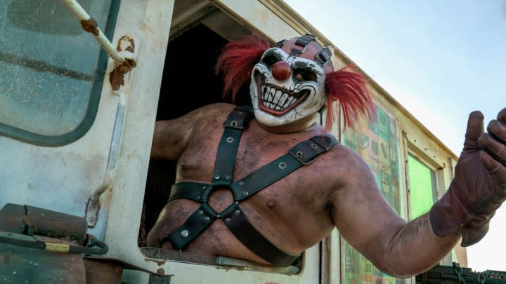 Samoa Joe as Sweet Tooth in Twisted Metal.