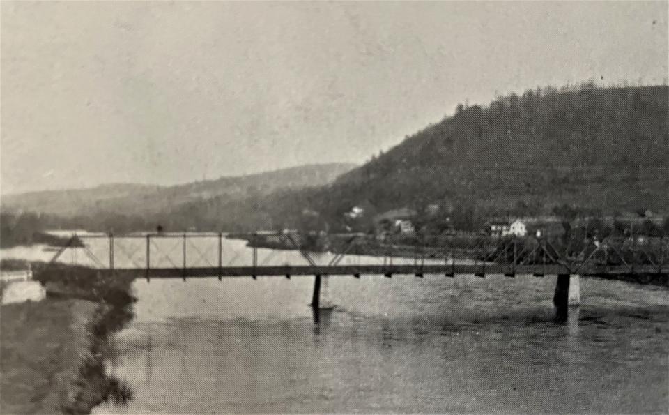 The third bridge in the Chenango Bridge area, about 1900.