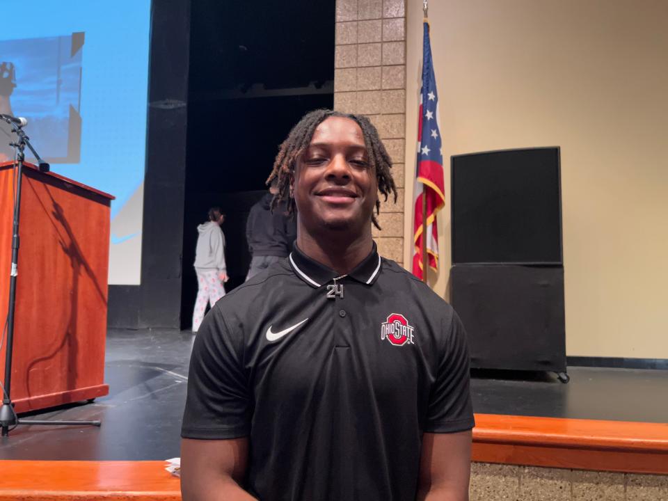 2024 three-star running back Sam Williams-Dixon signed with Ohio State at Pickerington North High School on Wednesday.