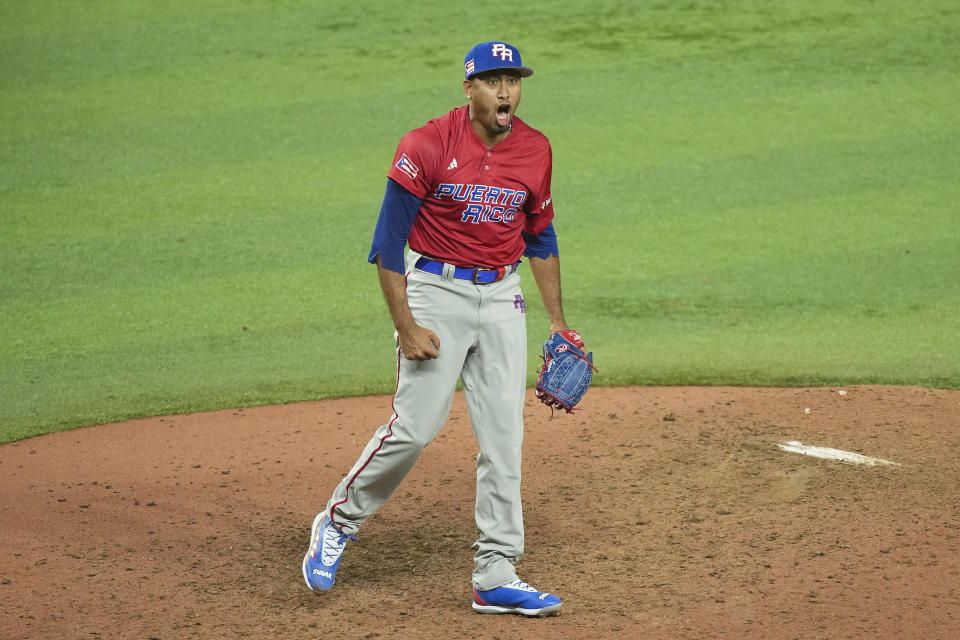 經典賽波多黎各終結者Edwin Diaz。(Photo by Eric Espada/Getty Images)