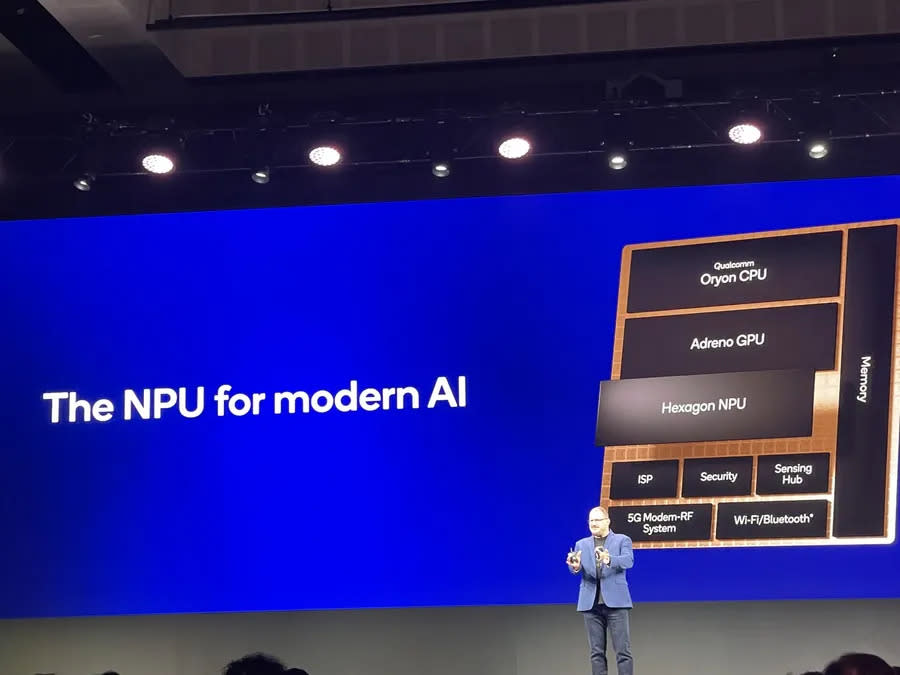 qualcomm computex npu.jpg 圖/孫嘉君攝影