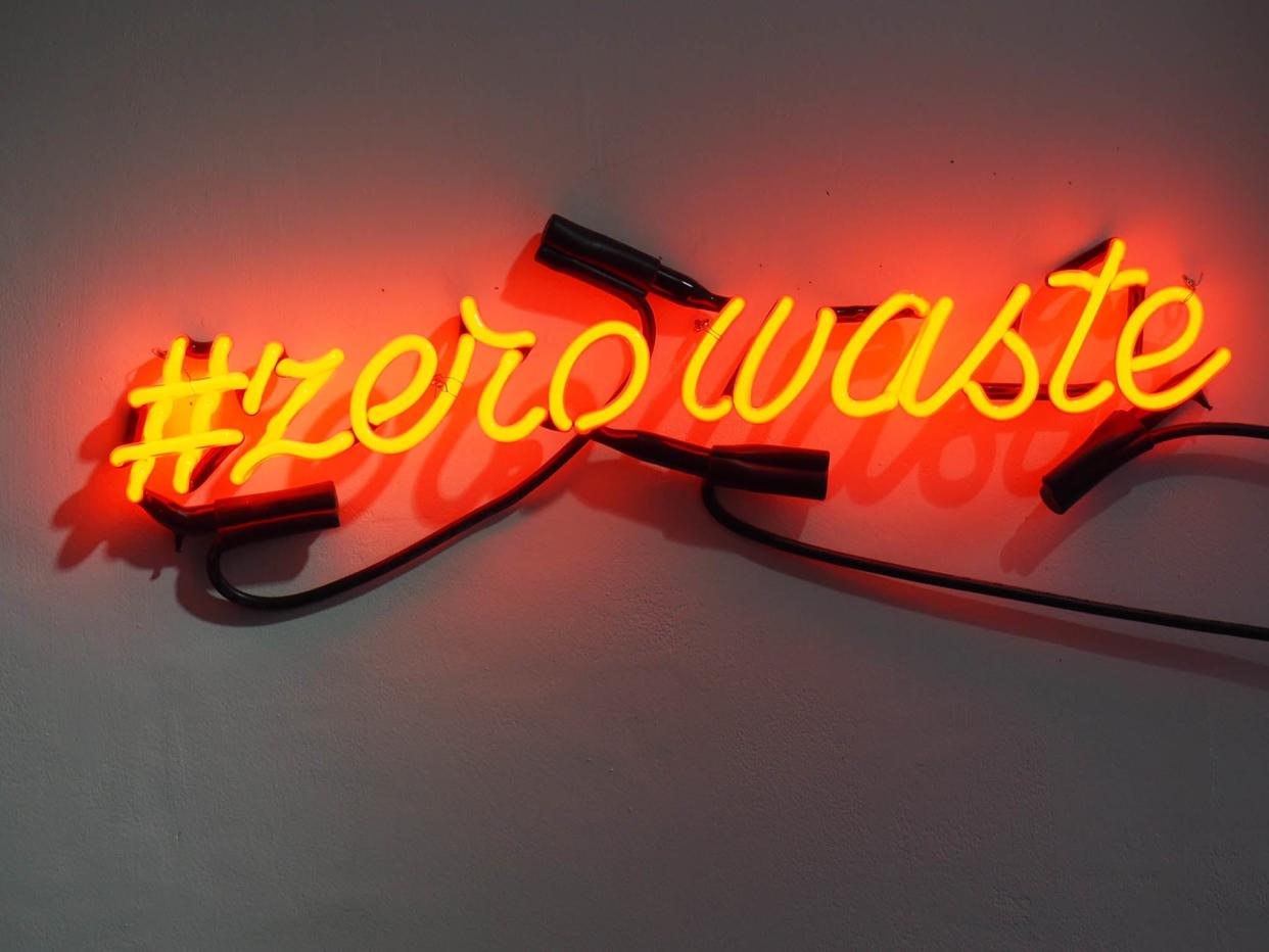 Living by their ethos: the shop's neon sign says it all: Emma Henderson