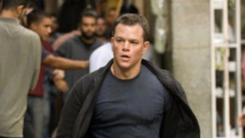 Matt Damon as Jason Bourne in 'The Bourne Supremacy'. (Credit: Universal)