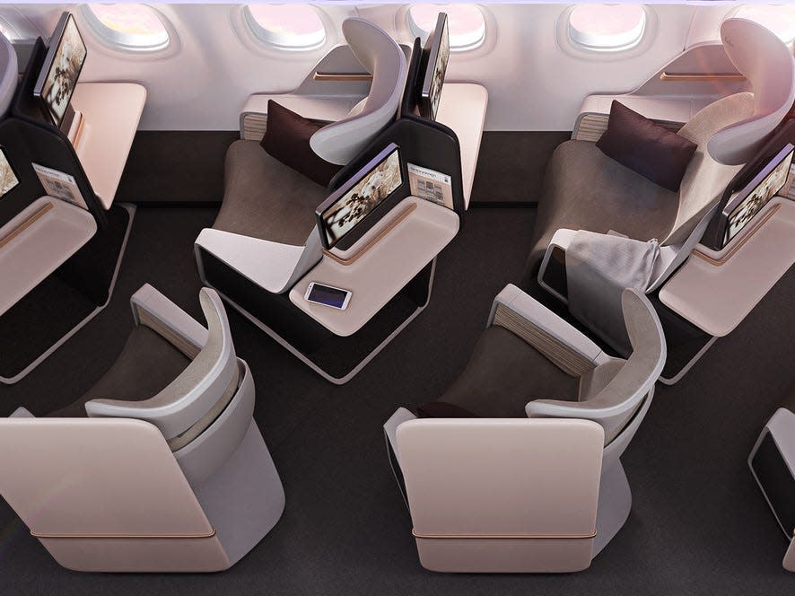 Factorydesign ACCESS business class seat.