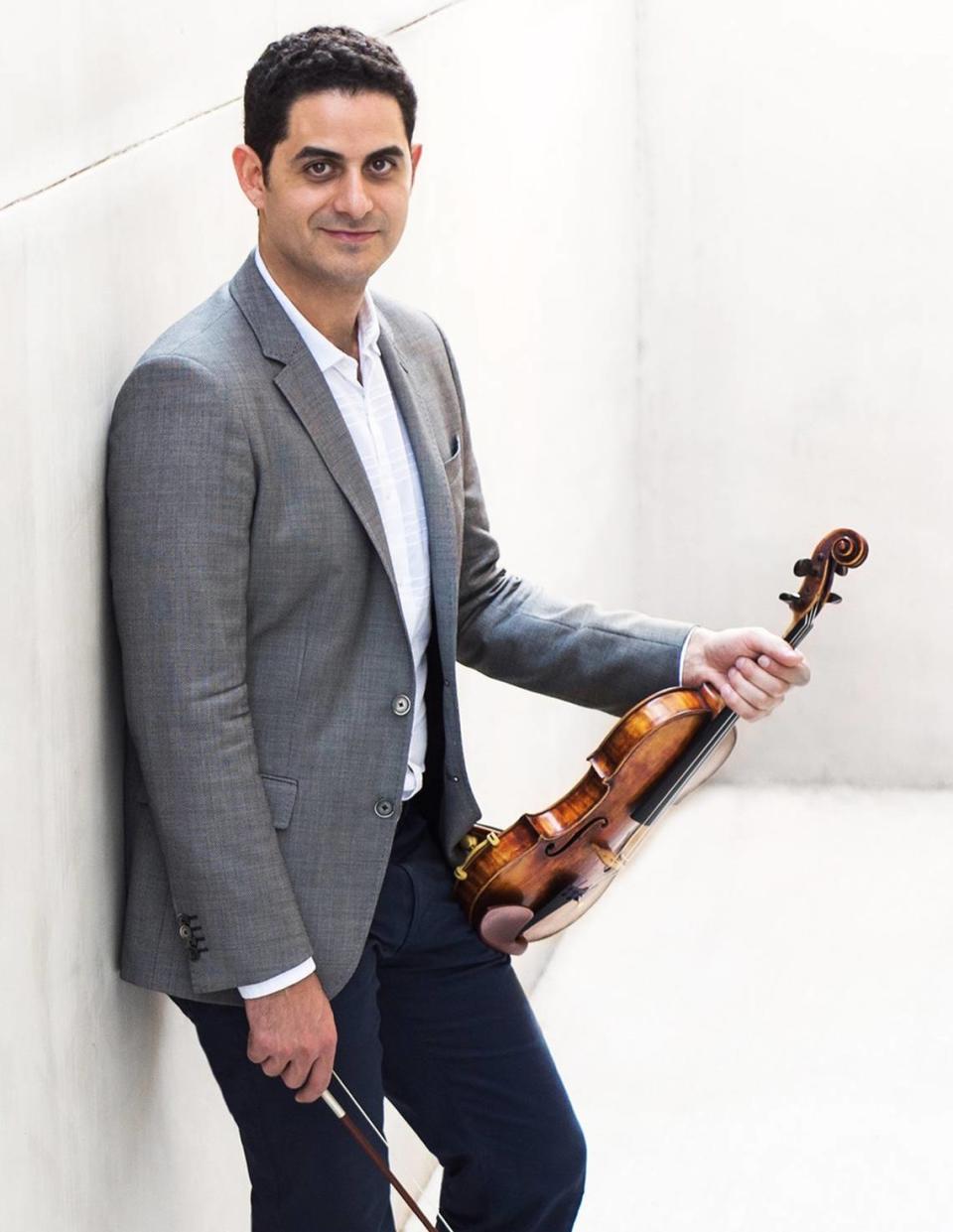 El violinista Arnaud Sussmann participará en el Miami Chamber Fest 2024.