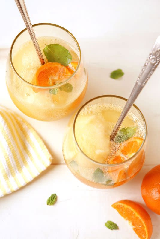 Tangerine Sorbet Mimosa