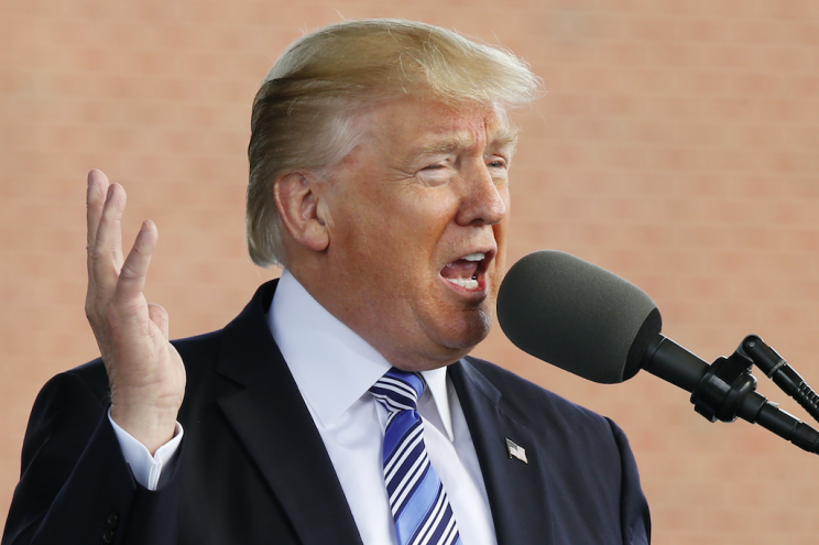 Donald Trump's is still favourite to win in 2020 (Picture: AP)