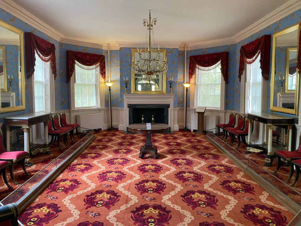 The octagon room at Morris-Jumel Mansion