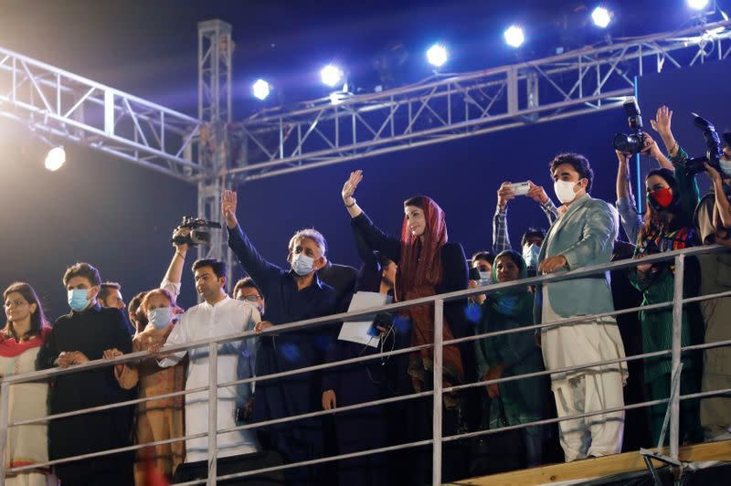 Anti-government protest rally in Karachi