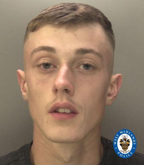 Thomas Wilson, 19, who was jailed for six months at Warwick Crown Court after it is claimed he spat at a lorry driver and threatened to cough and spit at a police officer. (PA)