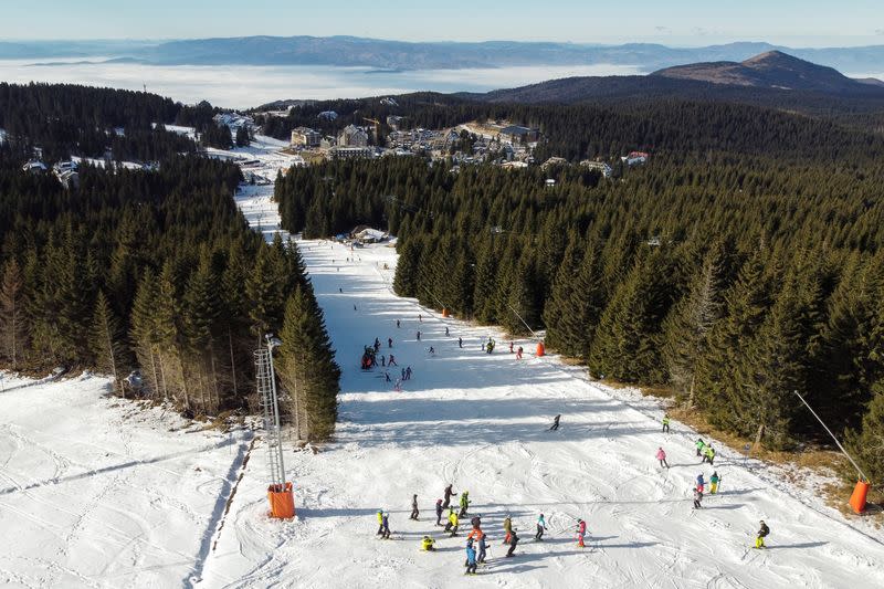Skiing amid COVID-19 pandemic in Kopaonik