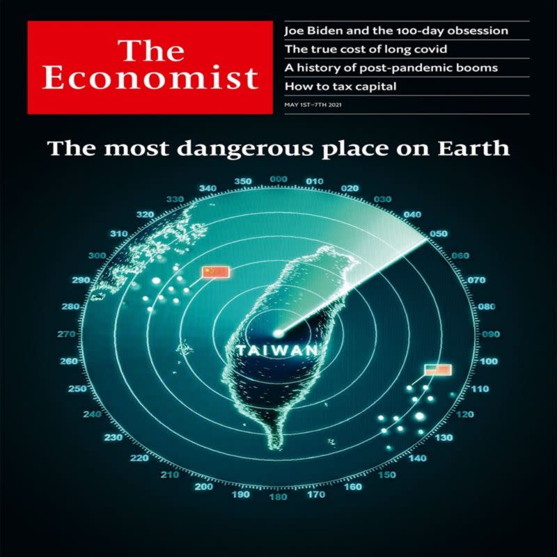 ▲《經濟學人》在今年5月曾認為台灣是「全球最危險的地方」。（圖／翻攝自經濟學人臉書）