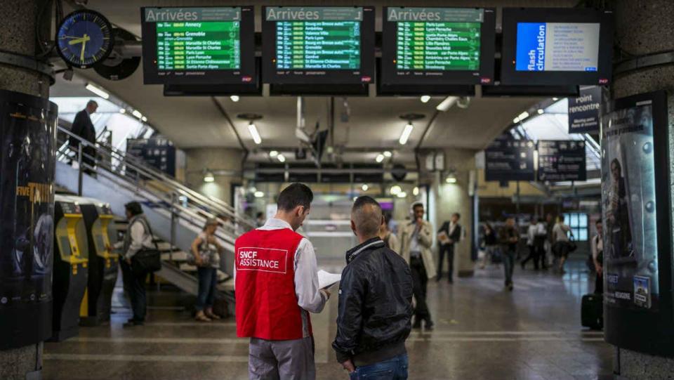 La gare Part-Dieu a été évacuée ce mardi après-midi. - AFP - Jeff Pachoud