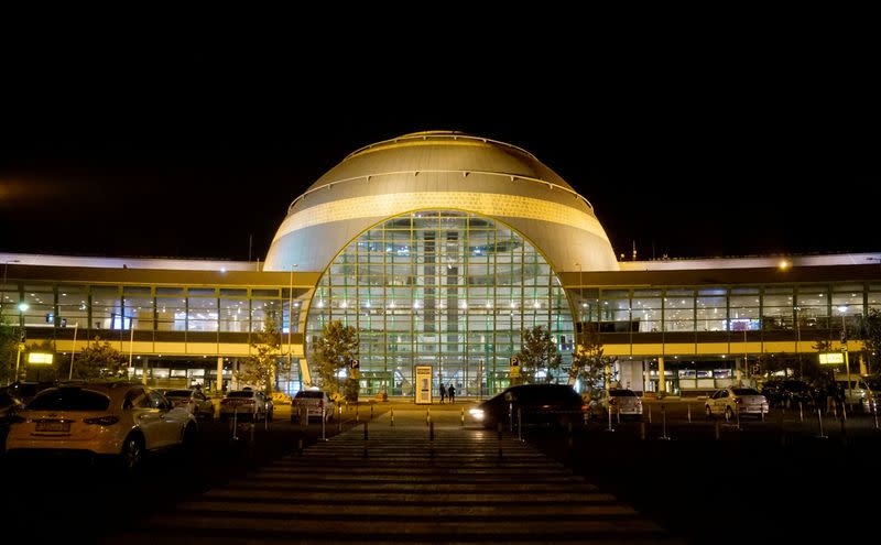 FILE PHOTO: A general view of the Astana International airport, Kazakhstan