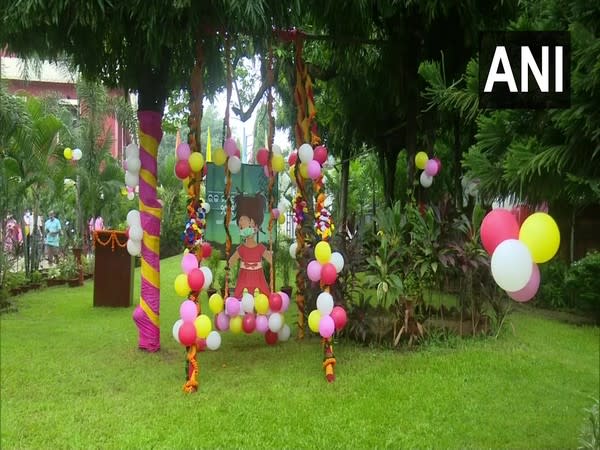 A visual from Bhubaneswar during Raja Parba on Monday. [Photo/ANI]