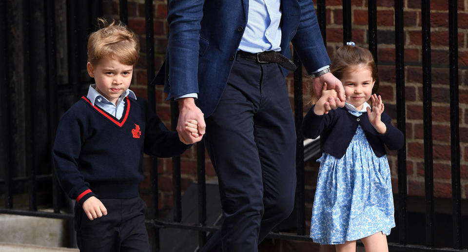 Prince George and Princess Charlotte will both have large roles to play in the wedding. Source: Getty