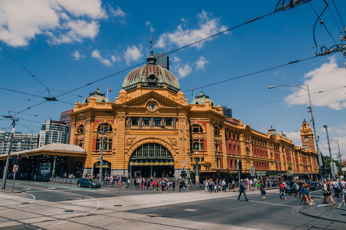 Flinders Street Station, one of the city’s most famous landmarks (Getty Images/iStockphoto)