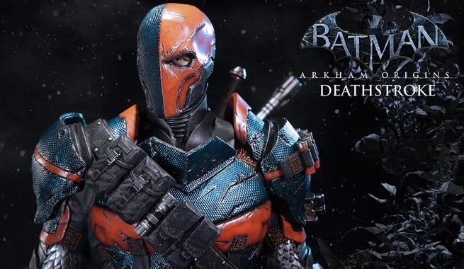 Batman: Arkham Origins Deathstroke Statue Revealed