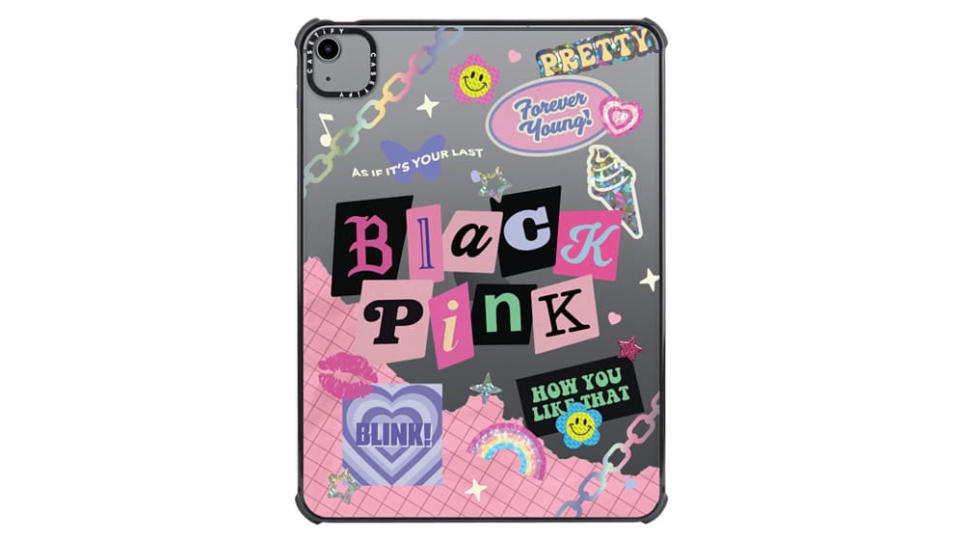 A photo of BLACKPINK Sticker iPad Case. 