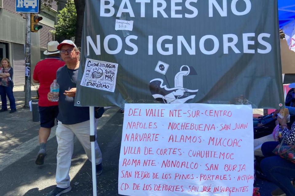 Agua contaminada se ha extendido a más alcaldías de Benito Juárez. Foto: Shareni Guzmán