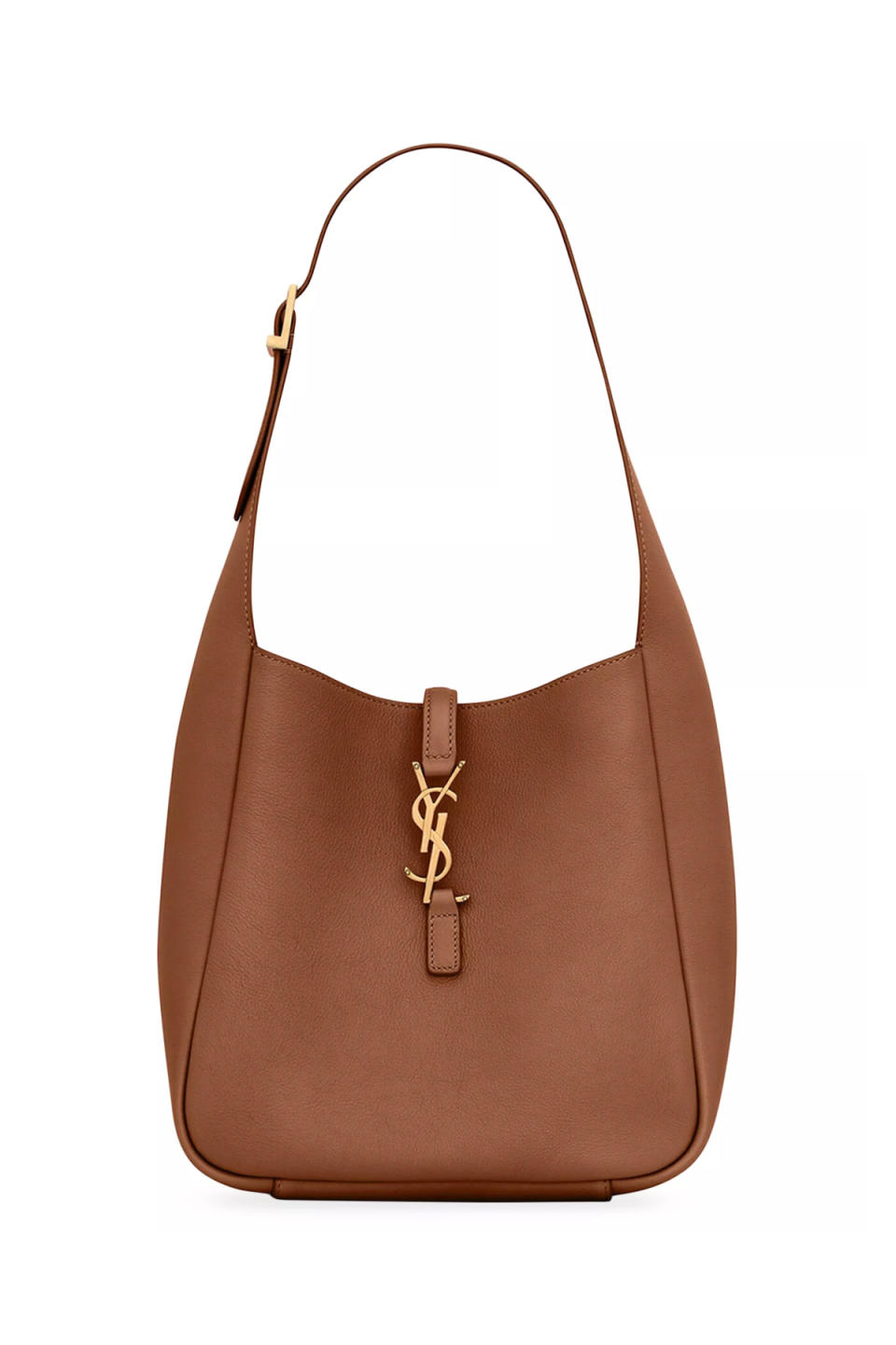 Small Le 5 A 7 Supple Hobo Bag in Smooth Leather