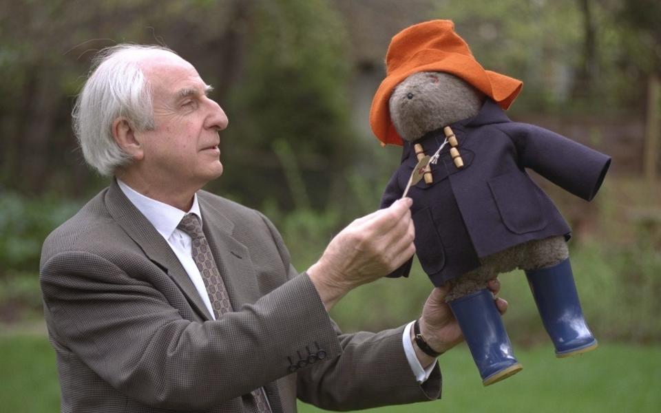 Michael Bond at the London Toy Model Museum
