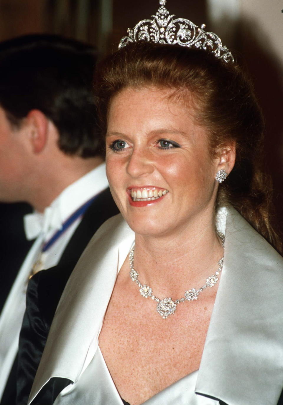 Sarah Ferguson, Duchess of York, at a 1987 banquet