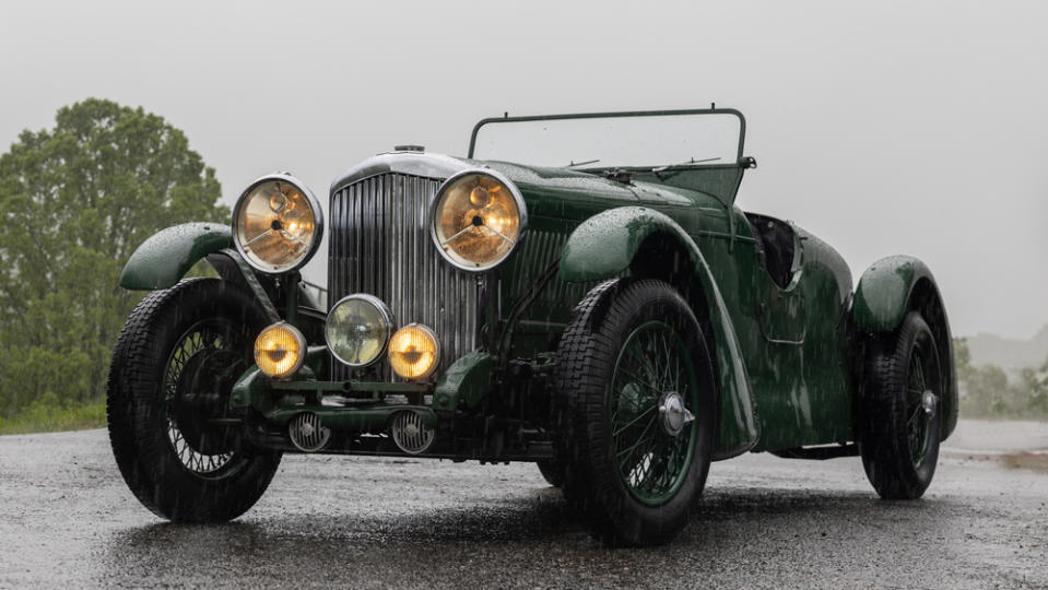 The 1933 Bentley 4 ¼ Liter "Eddie Hall" race car.