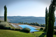 <p>The crown jewel of the home is its sprawling infinity pool that creates a striking contrast with the surrounding landscape. (Airbnb) </p>