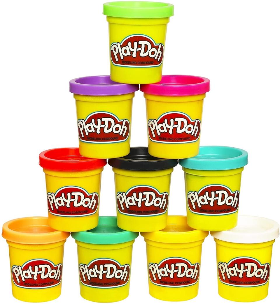 There was no way in hell that you'd ever be able to avoid buying Play-Doh. Fortunately, it's all non-toxic, non-irritating, non-allergenic and the packaging is recyclable. But, yeah, it still smells like Pay-Doh.<br /><br /><strong>Promising Review:</strong> "Colorful, nontoxic Play-Doh has been great for my son who has many allergies including skin allergies. He has had no problem with these. This keeps him occupied for quite some time, often when I am cooking or cleaning. I played with this as a child myself and have fond memories of it." &mdash; <a href="https://www.amazon.com/gp/customer-reviews/R3RC5WUW89WP8Q?&amp;linkCode=ll2&amp;tag=huffpost-bfsyndication-20&amp;linkId=69ca6f068d2feb349d7c1ef9840cf26f&amp;language=en_US&amp;ref_=as_li_ss_tl" target="_blank" rel="noopener noreferrer">Brandy P.</a><br /><br /><i>For ages 2+ years<br /><br /></i><strong><a href="https://www.amazon.com/Play-Doh-Modeling-Compound-Non-Toxic-Exclusive/dp/B00JM5GW10?&amp;linkCode=ll1&amp;tag=huffpost-bfsyndication-20&amp;linkId=cc5ed871f3728449dde4faf84de09dce&amp;language=en_US&amp;ref_=as_li_ss_tl" target="_blank" rel="noopener noreferrer">Get it from Amazon for $7.99.</a></strong>