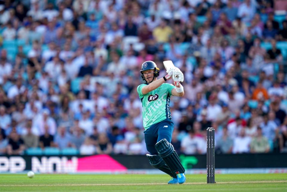 Sam Billings hit 49 to help Oval Invincibles beat Manchester Originals (John Walton/PA) (PA Wire)